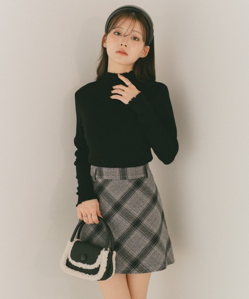 「VANNIE U」 キュロット FREE ネイビー レディース_画像4