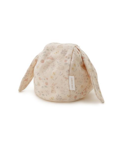 出産祝い 「ラッピング済み」「ONLINE限定」BunnyGarden 2wayオール＆うさ耳ボンネットセットの画像