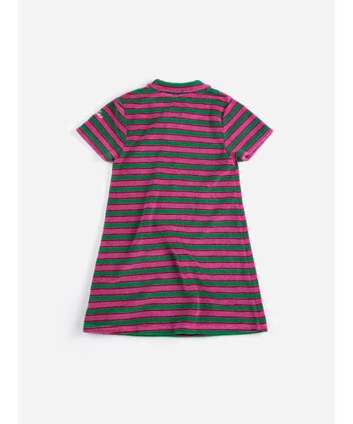 BOBO CHOSES - 衣装 Striped terry cloth polo dress キッズ お子さん服 うしろ帯