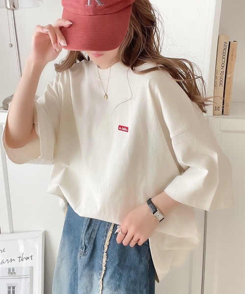 「Java」 半袖Tシャツ X-LARGE アイボリー レディース_画像3