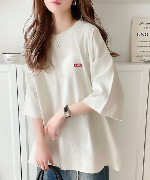 「Java」 半袖Tシャツ X-LARGE アイボリー レディース_画像8