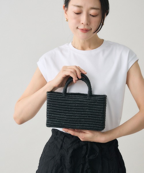 kuros'（クロス） かごバッグ カゴバッグ 「kuros'別注」 ラフィアかご