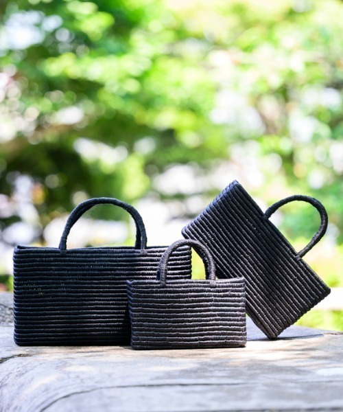 kuros'（クロス） かごバッグ カゴバッグ 「kuros'別注」 ラフィアかご