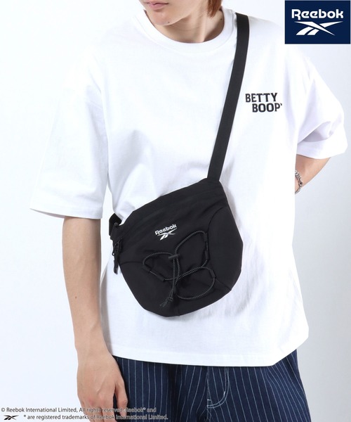 90s Reebok リーボック　メッセンジャーバック　ショルダーバック　y2k Reebok（リーボック） ショルダーバッグ ナイロン ミニショルダー