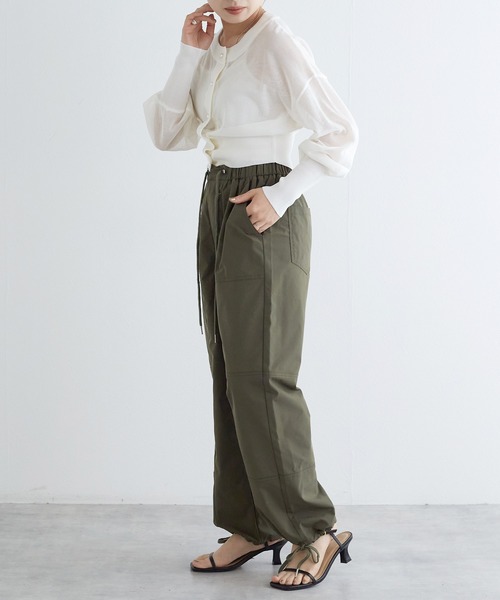 「w closet」 ニットカーディガン FREE オフホワイト レディース_画像7