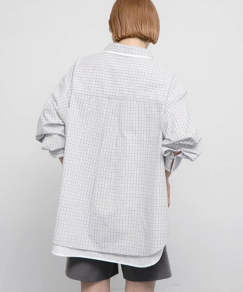 「KBF」 長袖シャツ ONE ブルー系その他 レディース_画像5