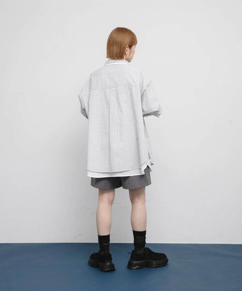 「KBF」 長袖シャツ ONE ブルー系その他 レディース_画像7