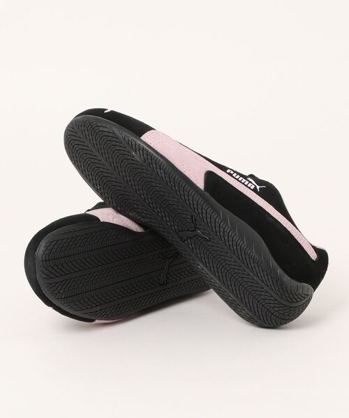 「PUMA」 ローカットスニーカー 22.5cm ブラック メンズ_画像3