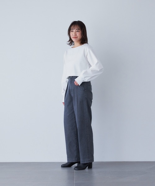 YANUK（ヤヌーク） ジーンズ デニム デニムパンツ タックパンツ