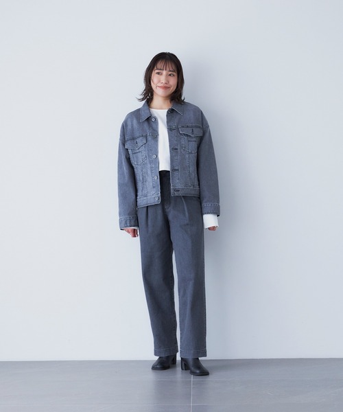 YANUK（ヤヌーク） ジーンズ デニム デニムパンツ タックパンツ