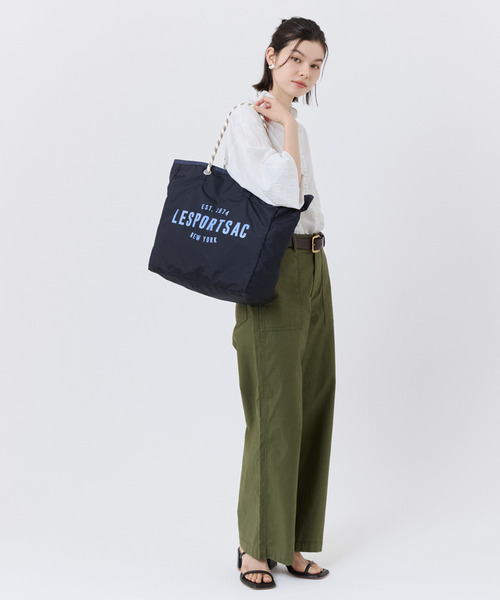レスポートサック　2WAY トートバックL ネイビー LeSportsac（レスポートサック） トートバッグ LARGE 2 WAY TOTE 2
