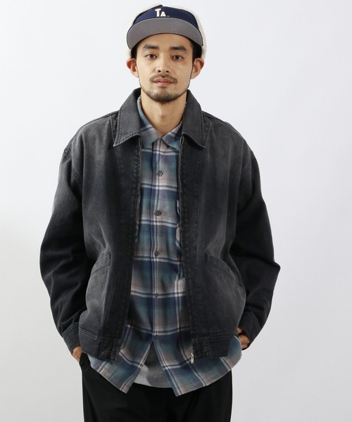 「BAYFLOW」 デニムジャケット MEDIUM ダークブルー メンズ_画像6