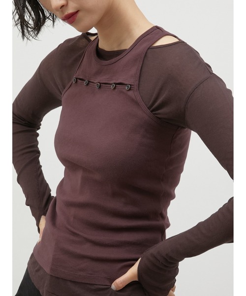 la peau de gem（ラポドゥジェム） tシャツ 「LA PEAU DE GEM」two