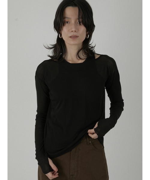 ラポドゥジェム Tシャツ la peau de gem（ラポドゥジェム） tシャツ 「LA PEAU DE GEM」two