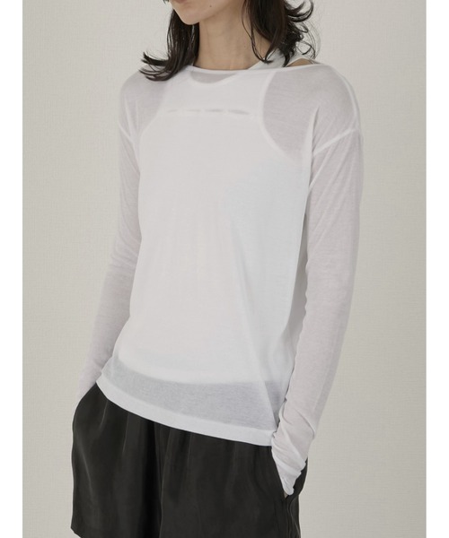 la peau de gem（ラポドゥジェム） tシャツ 「LA PEAU DE GEM」two