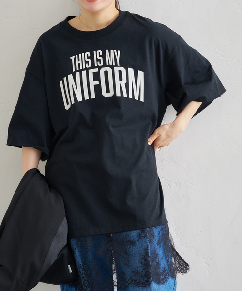 「U by SPICK&SPAN」 半袖Tシャツ FREE ブラック レディース_画像5
