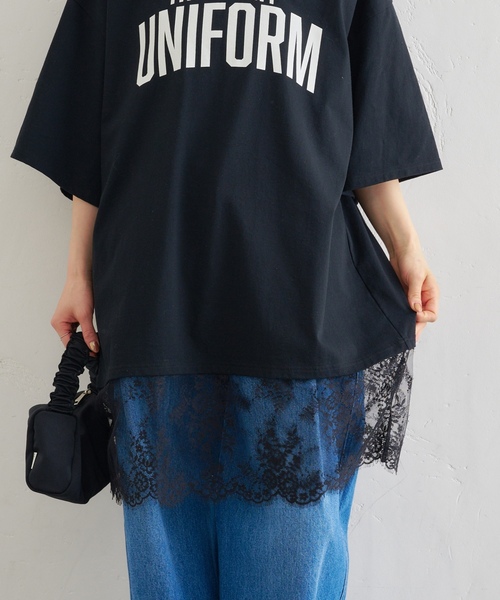 「U by SPICK&SPAN」 半袖Tシャツ FREE ブラック レディース_画像6
