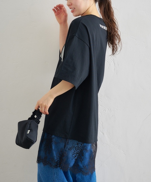 「U by SPICK&SPAN」 半袖Tシャツ FREE ブラック レディース_画像7
