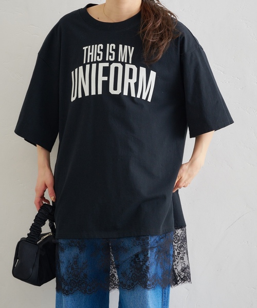 「U by SPICK&SPAN」 半袖Tシャツ FREE ブラック レディース_画像9