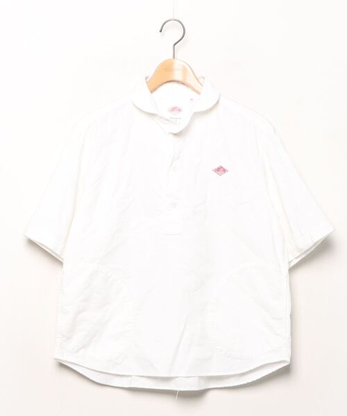 g*a様 DANTON ダントンの半袖シャツ　美品　サイズ36 Danton（ダントン） 半袖シャツ 36 ホワイト レディース : ZOZOTOWN