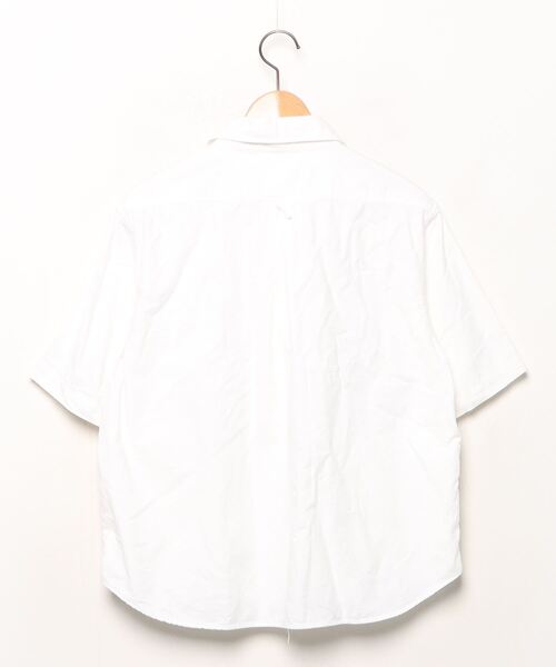 Danton（ダントン） 半袖シャツ 36 ホワイト レディース : ZOZOTOWN