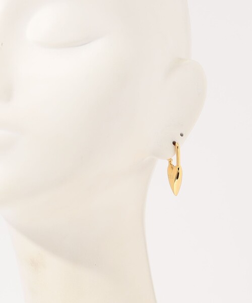 ピアス avgvst Yes-No Heart Lock ゴールド 片耳ピアス レディースの画像