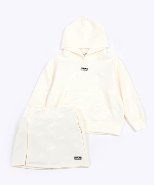 「X-girl Stages」 「KIDS」セットアップ 90cm ブラック キッズ_画像4