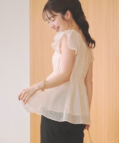 La boutique Bonbon（ラブティックボンボン） ブラウス シャツ 半袖 