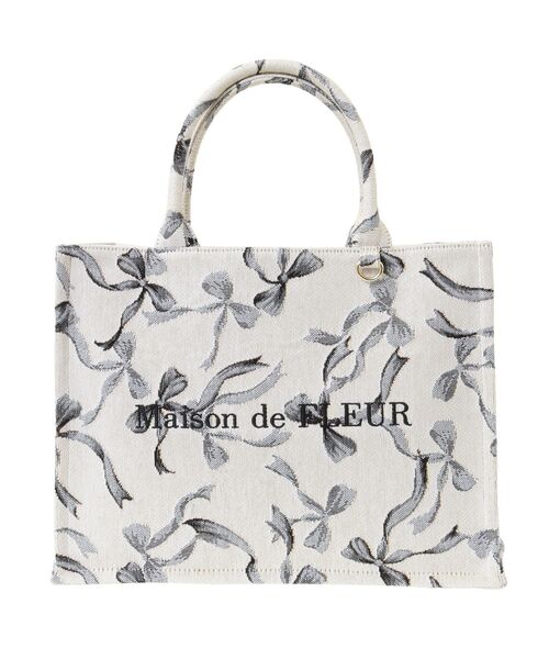 「Maison de FLEUR」 トートバッグ FREE ブラック レディース_画像3