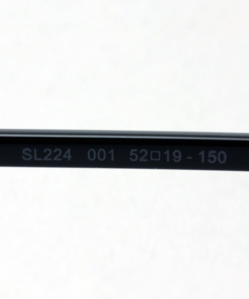 伊達メガネ メガネ 眼鏡 「SAINT LAURENT/サンローラン」スクエア メガネ SL224 001 レディース メンズの画像