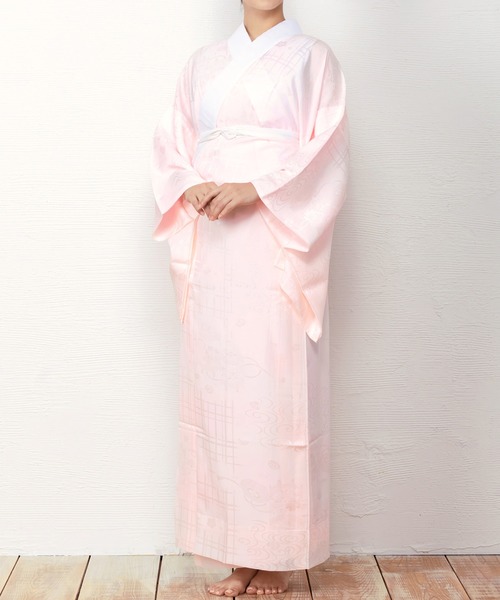 hiro様専用激安】限定品！正絹精華小紋長襦袢 33 ひとえ仕立バチ