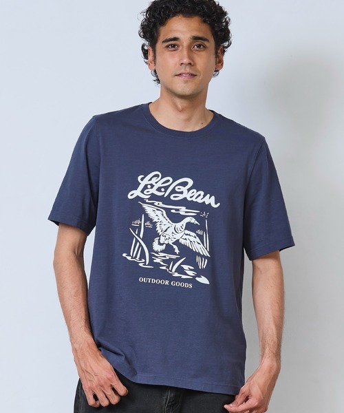 L.L.Bean（エルエルビーン） tシャツ レイクウォッシュ・オーガニック