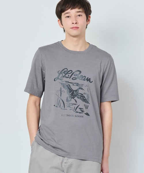 L.L.Bean（エルエルビーン） tシャツ レイクウォッシュ・オーガニック