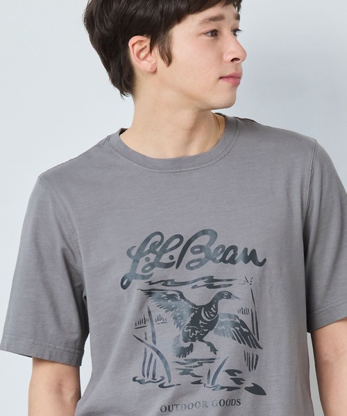 L.L.Bean（エルエルビーン） tシャツ レイクウォッシュ・オーガニック