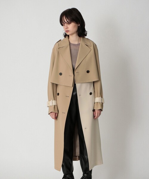 新着商品 コート トレンチコート セパレート ブロッキング トレンチ 人気ブランドを Kuljic Com