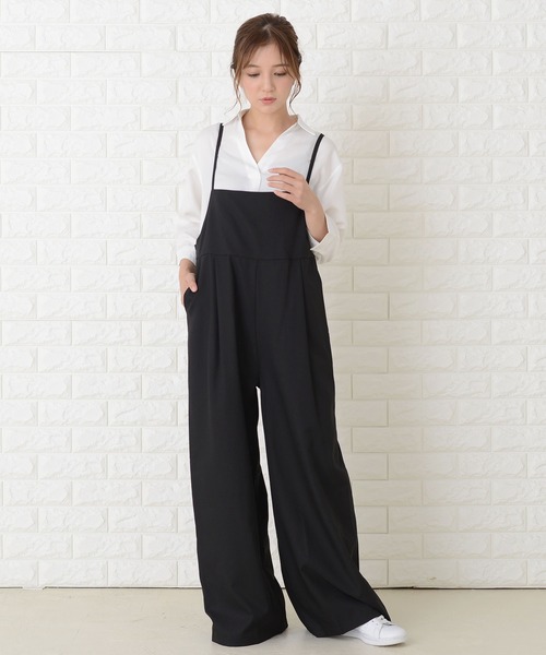 サロペット・オーバーオール・オールインワン eaphi BACK RIBBON LACE