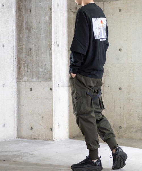 JOHN'S CLOSET カーゴパンツ 「13」バックル＆テープ付き