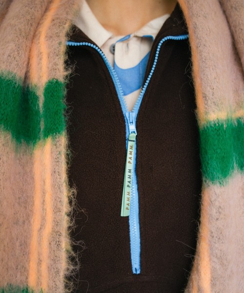 PAMM（パム） マフラー ストール 透明な空気のチェックマフラー