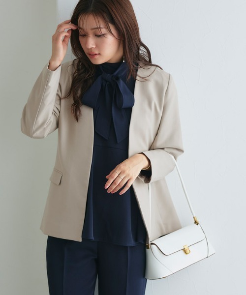 Pierrot（ピエロ） ジャケット ノーカラージャケット ノーカラー