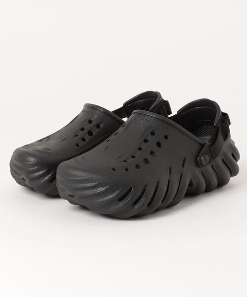 crocs Echo Clog / クロックス エコー クロッグ（ブラック） 楽天市場】crocs ECHO CLOG BLACK 207937-001 クロックス エコー