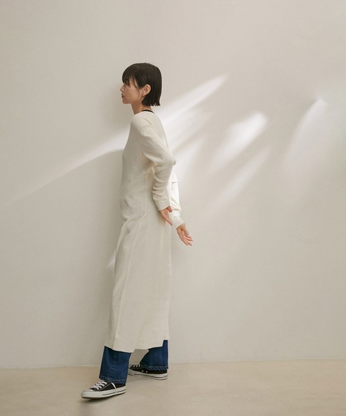 SALON adam et rope'（サロン アダム エ ロペ） ワンピース リブV