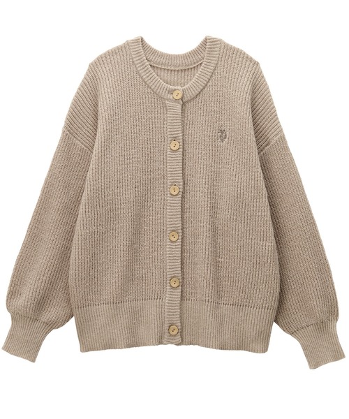 カーディガン 「新色追加」GeeRA別注「U.S. POLO ASSN.」ニットカーディガン レディース U.S. POLO ASSN. カーディガン 「新色追加」GeeRA別注「U.S.