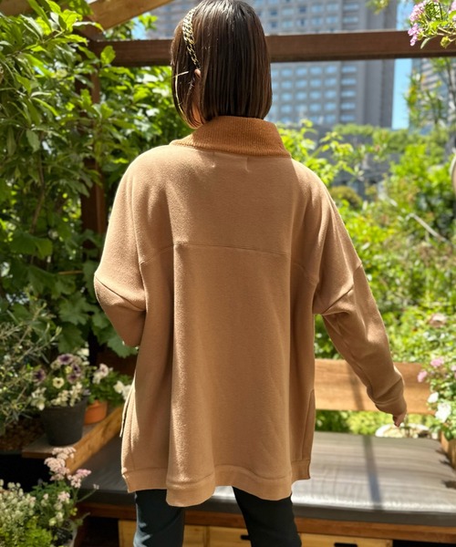 AVIE（アビィ） ブルゾン アウター 裏起毛テントラインリブブルゾン