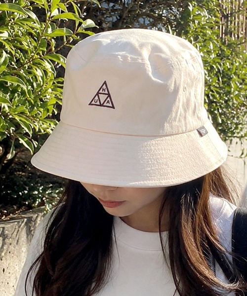 HUF（ハフ） 帽子 ハット メンズ HUF SET TT BUCKET バケットハット 綿