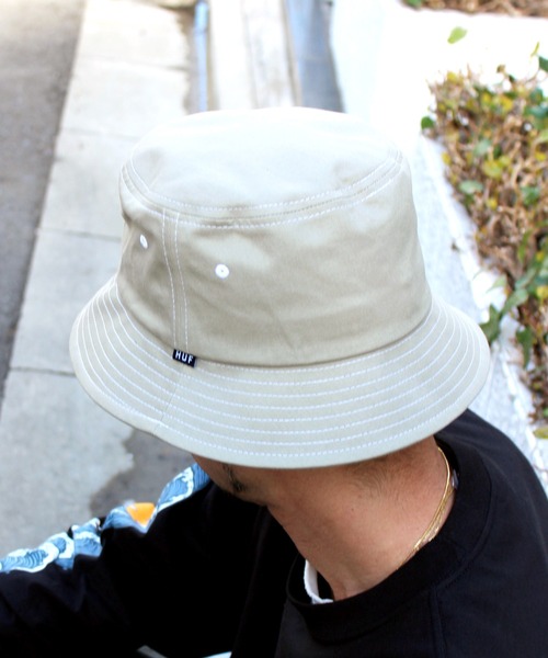HUF（ハフ） 帽子 ハット メンズ HUF SET TT BUCKET バケットハット 綿