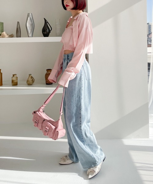 Heather ブラウス シャツ ビスチェSETシャツ 105006 レディース