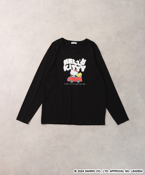 sanrio（サンリオ） tシャツ Sanrio characters 長袖Tシャツ ハロー
