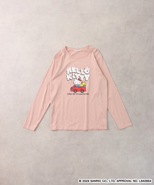 tシャツ Tシャツ メンズ Sanrio characters 長袖Tシャツ　ハローキティ/けろけろけろっぴ/バッドばつ丸｜zozo｜31