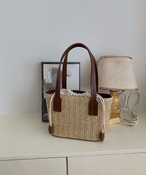 VANGI バンギ 2-way カゴバッグ かごバッグ カゴバッグ 2way 配色かごバッグ ショルダーバッグ