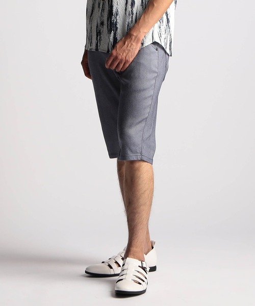 NICOLE CLUB FOR MEN パンツ ガムストレッチ デザインハーフ